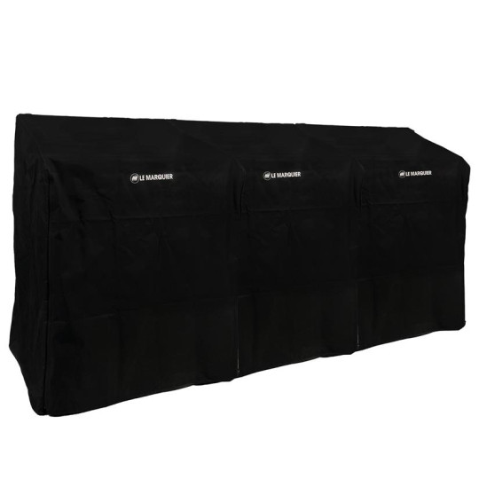 Lot de housses de protection LE MARQUIER pour cuisine d'extérieur 3 éléments