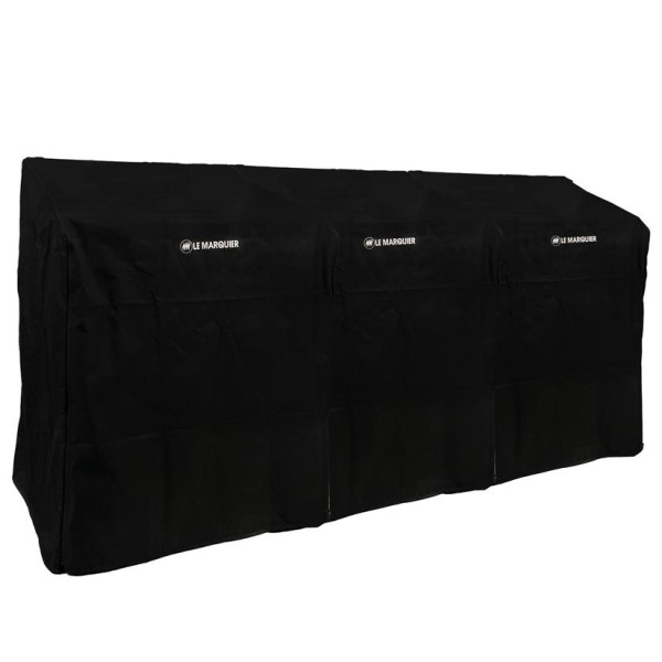 Lot de housses de protection LE MARQUIER pour cuisine d'extérieur 3 éléments