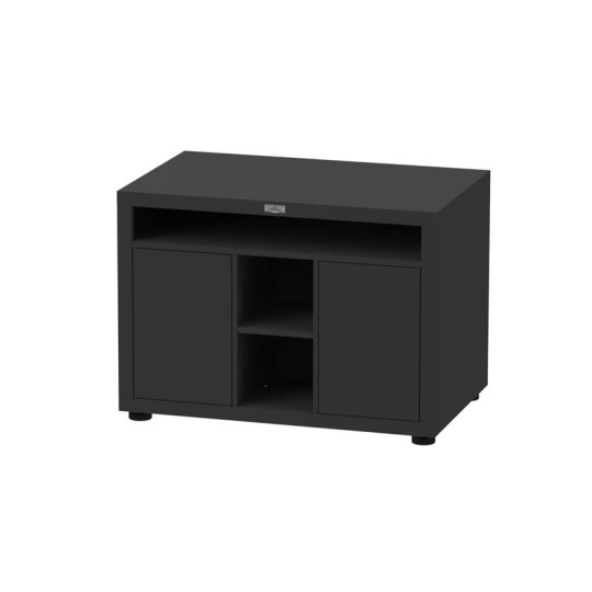 Meuble cuisson xl LE MARQUIER pour cuisine d'extérieur 110x70cm noir
