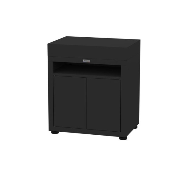 Meuble avec tablette LE MARQUIER pour cuisine d'extérieur 80x55cm noir
