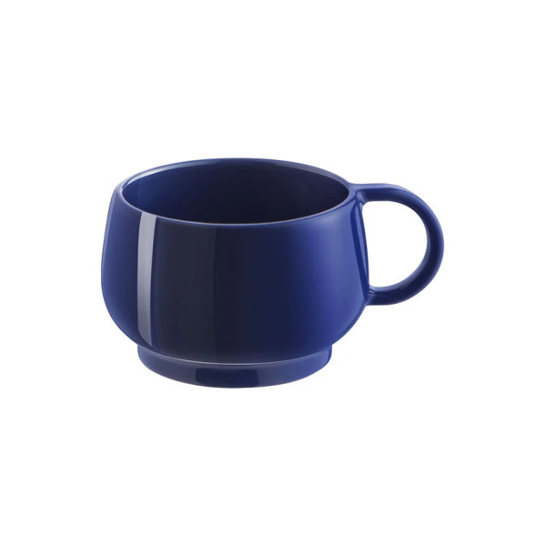 Tasse à espresso GUY DEGRENNE Empiléo en grès bleu 11cl
