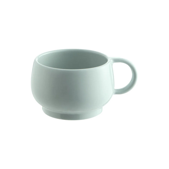 Tasse à espresso GUY DEGRENNE Empiléo en grès vert amande 11cl