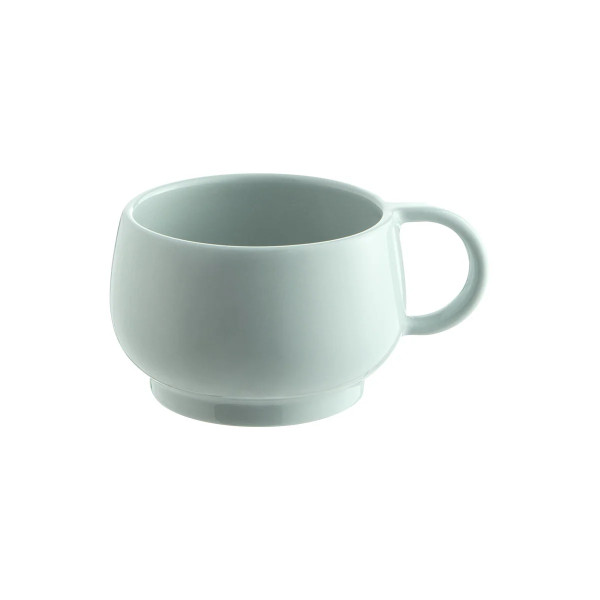 Tasse à espresso GUY DEGRENNE Empiléo en grès vert amande 11cl