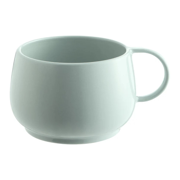 Tasse à capuccino GUY DEGRENNE Empiléo en grès vert amande 25cl