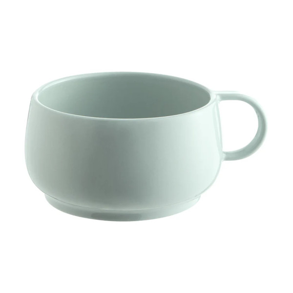 Tasse à thé/lungo GUY DEGRENNE Empiléo en grès vert amande 39cl