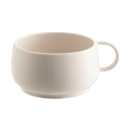 Tasse à thé/lungo GUY DEGRENNE Empiléo en grès rose nude 39cl