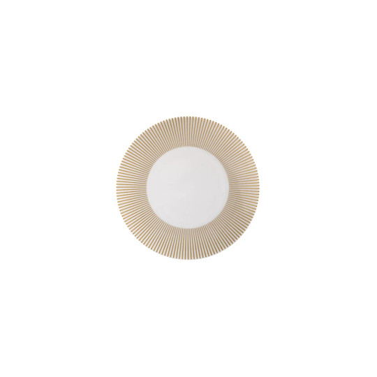 Assiette à pain GUY DEGRENNE Eclats en porcelaine blanche 15cm