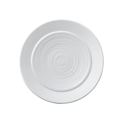 Assiette à pain GUY DEGRENNE Bahia Pierre de Lune en porcelaine blanche 14cm
