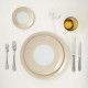 Assiette à dessert GUY DEGRENNE Eclats en porcelaine blanche 20cm