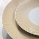 Assiette à dessert GUY DEGRENNE Eclats en porcelaine blanche 20cm