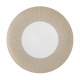 Assiette de présentation GUY DEGRENNE Eclats en porcelaine blanche 32cm