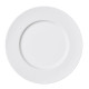 Assiette plate GUY DEGRENNE Graphique en porcelaine blanche 28.5cm