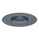 Assiette gourmet grand bassin GUY DEGRENNE Bahia Bleu de Roche en grès bleu 26cm