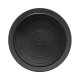 Assiette à dessert GUY DEGRENNE Bahia Onyx en grès noir 23cm