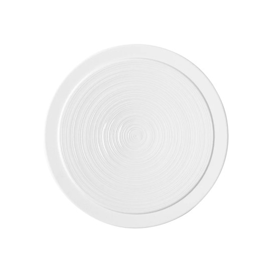 Assiette à dessert GUY DEGRENNE Bahia Pierre de Lune en porcelaine blanche 23cm