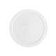 Assiette à dessert GUY DEGRENNE Bahia Pierre de Lune en porcelaine blanche 23cm