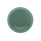 Assiette à dessert GUY DEGRENNE Bahia Argile Vert en grès vert 23cm