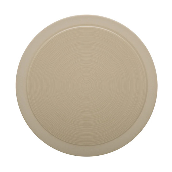 Assiette à dessert GUY DEGRENNE Bahia Dune en grès beige 23cm