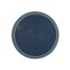 Assiette à dessert GUY DEGRENNE Bahia Bleu de Roche en grès bleu 23cm