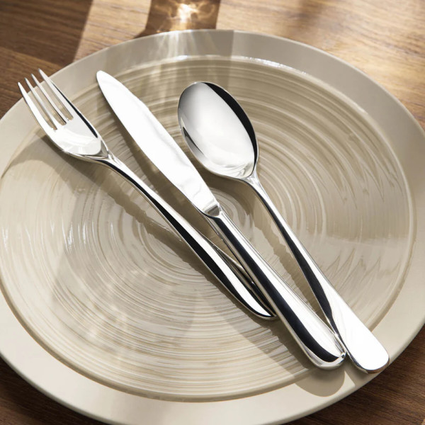 Assiette de présentation GUY DEGRENNE Bahia Dune en grès beige 29cm
