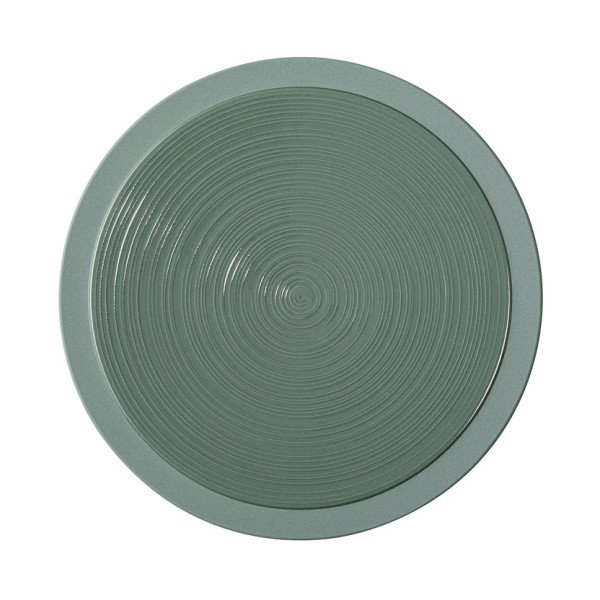 Assiette de présentation GUY DEGRENNE Bahia Argile Vert en grès vert 29cm