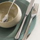 Assiette de présentation GUY DEGRENNE Bahia Argile Vert en grès vert 29cm
