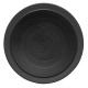 Assiette de présentation GUY DEGRENNE Bahia Onxy en grès noir 29cm