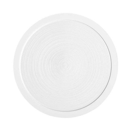 Assiette de présentation GUY DEGRENNE Bahia Pierre de Lune en porcelaine blanche 29cm