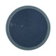 Assiette plate GUY DEGRENNE Bahia Bleu de Roche en grès bleu 26cm