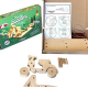 Jouet en bois à construire MANUFACTURE EN FAMILLE Mon joli scooter DIY