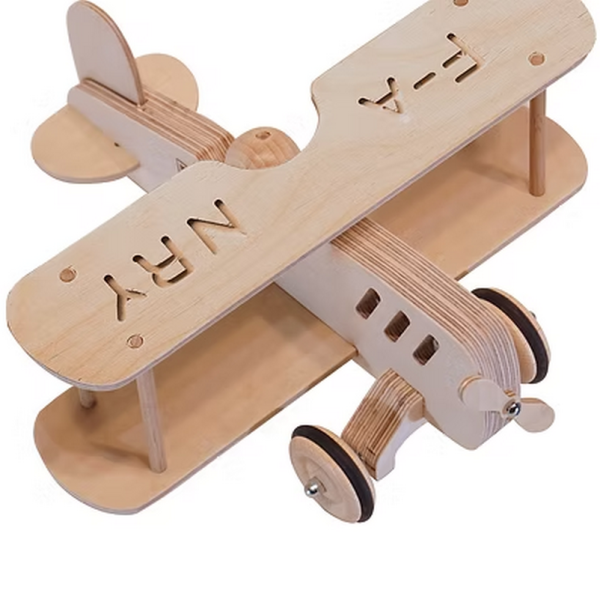 Jouet en bois à construire MANUFACTURE EN FAMILLE L'avion de Saint Ex DIY