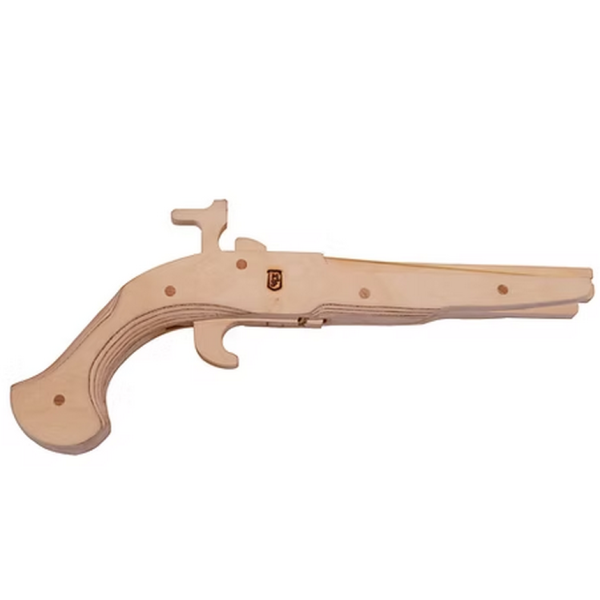 Jouet en bois à construire MANUFACTURE EN FAMILLE Le Pistolet de Jack DIY