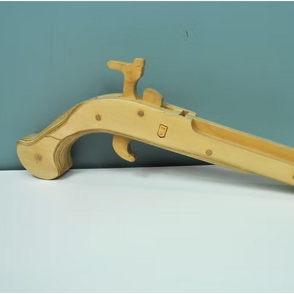 Jouet en bois à construire MANUFACTURE EN FAMILLE Le Pistolet de Jack DIY