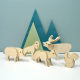 Jouet en bois à construire MANUFACTURE EN FAMILLE Les animaux de la forêt DIY
