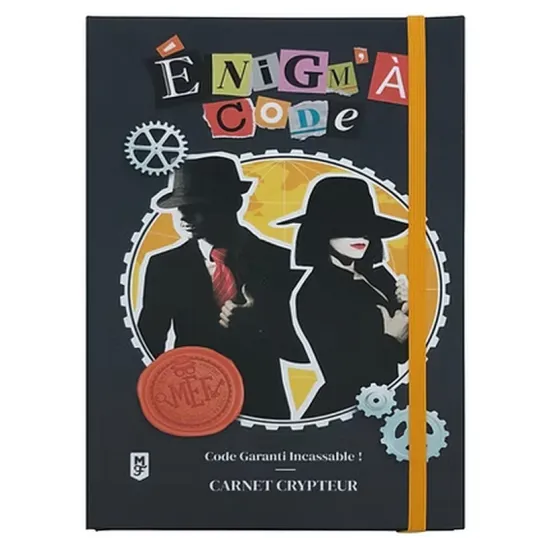 Jeu Enigma Code MANUFACTURE EN FAMILLE Carnet Crypteur