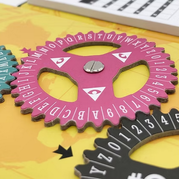 Jeu Enigma Code MANUFACTURE EN FAMILLE Carnet Crypteur