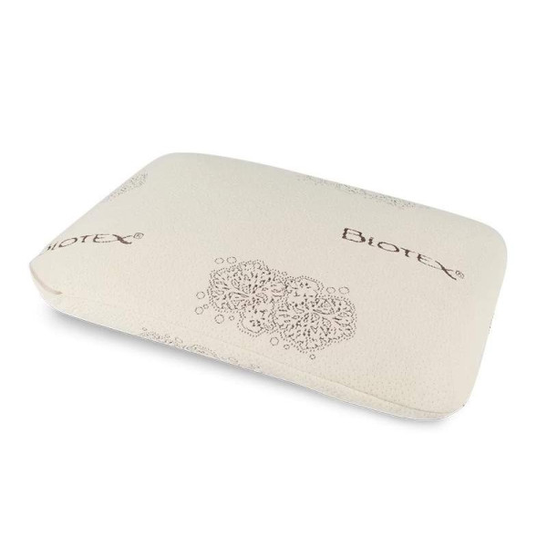 Oreiller BIOTEX Mémotradi à mémoire de forme 60x40cm - 3 fermetés