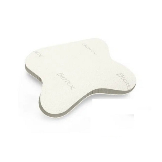 Oreiller multi-position BIOTEX Mémotrèfle à mémoire de forme 55x45cm H.16cm