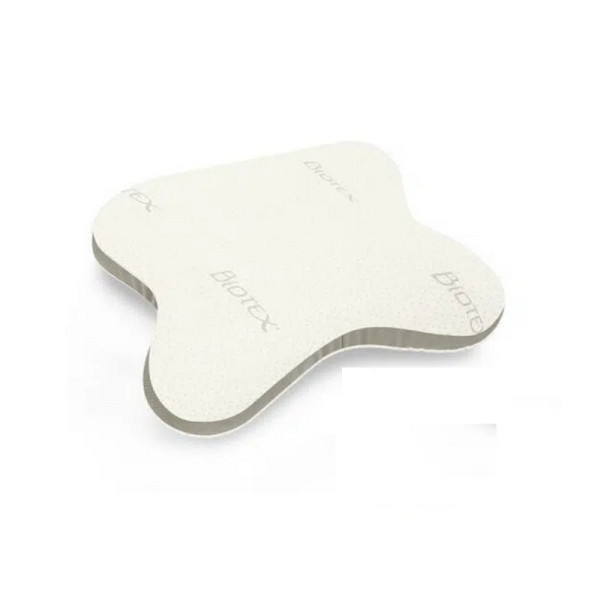 Oreiller multi-position BIOTEX Mémotrèfle à mémoire de forme 55x45cm H.16cm