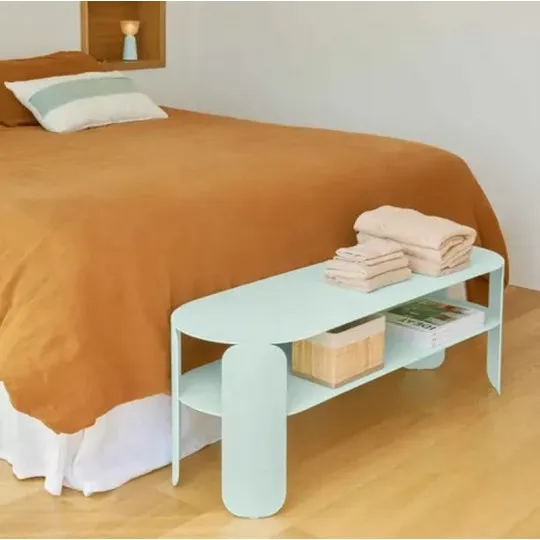 Console basse rectangulaire FERMOB Bebop 120x40cm en métal - 25 coloris