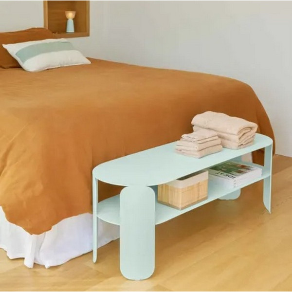 Console basse rectangulaire FERMOB Bebop 120x40cm en métal - 25 coloris