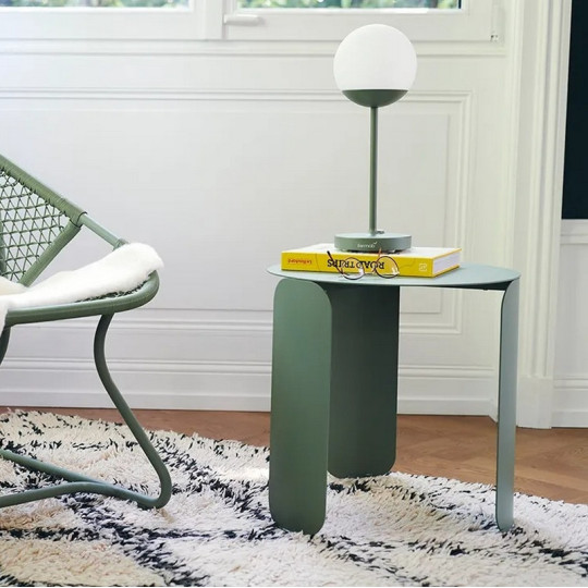 Table basse ronde FERMOB Bebop 60cm en métal - 25 coloris