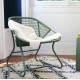 Fauteuil bas FERMOB Sixties  en métal - 5 coloris