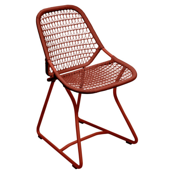 Chaise de repas FERMOB Sixties en métal - 5 coloris