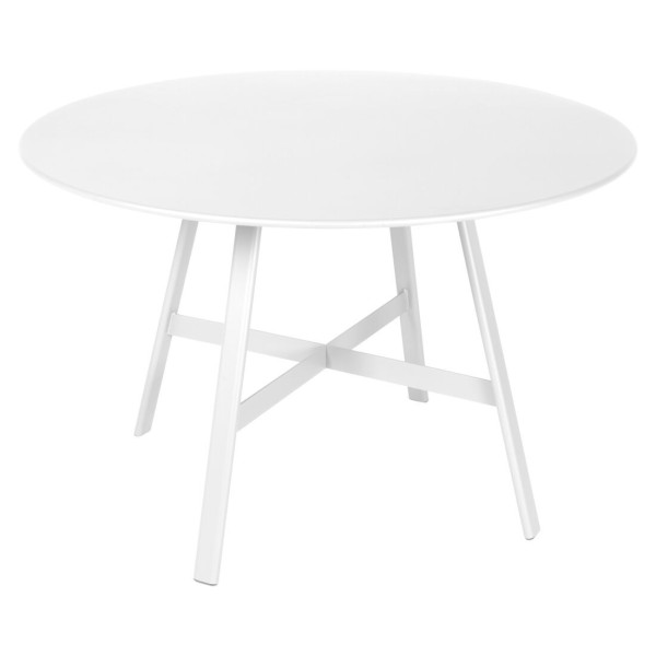 Table à manger ronde FERMOB So'o 117cm en métal - 25 coloris
