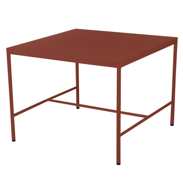 Table mi-haute carrée FERMOB Rivage 85x85cm en métal - 7 coloris