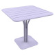 Table à manger carrée guéridon FERMOB Luxembourg 80x80cm en métal - 25 coloris