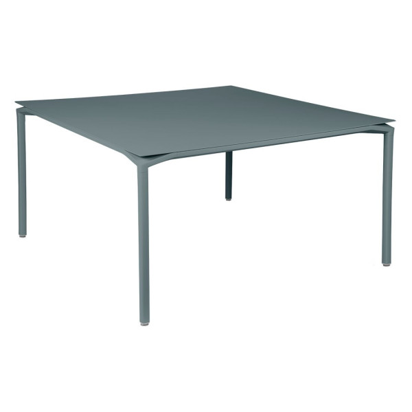 Table à manger carrée FERMOB Calvi 140x140cm en métal - 25 coloris