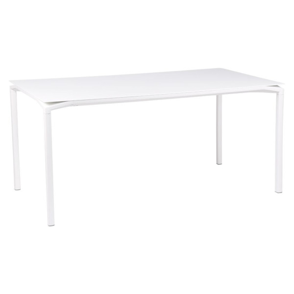 Table à manger rectangulaire FERMOB Calvi 160x80cm en métal - 25 coloris