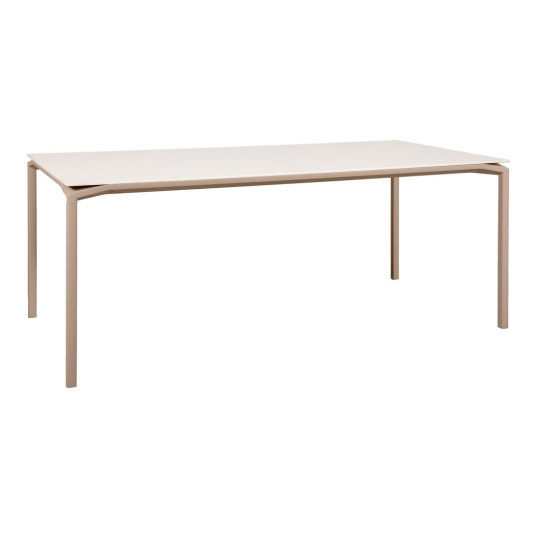 Table minérale à manger rectangulaire FERMOB Calvi Aeris 195x95cm en métal - 25 coloris
